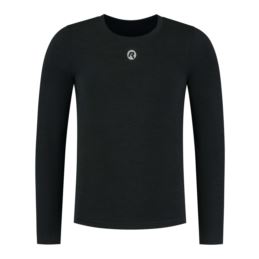 Rogelli koszulka dł. rękaw MERINO czarna L/XL