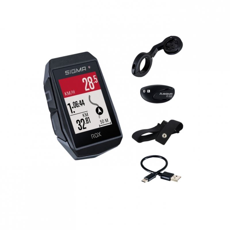 Sigma licznik ROX 11.1 EVO czarny HR SET Sigma licznik ROX 11.1 EVO czarny HR SET