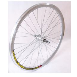 Koło 27x1 1/4 tył woln PAOP stożek Alu/Alu sr/sr