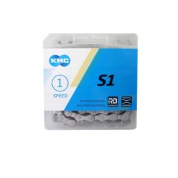 KMC Łańcuch S1 112 ogniw nierdzewny srebrny BOX