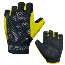 CHIBA rękawiczki PURE RACE żółte XL