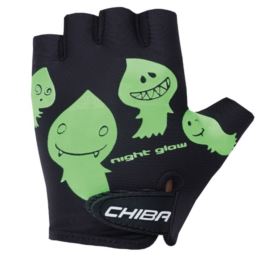 CHIBA rękawiczki COOL KIDS czarno zielone duszki L