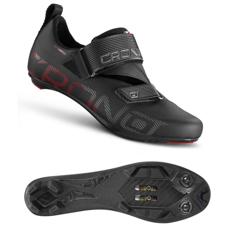CRONO buty triatlonowe CT-1-20 czarne 43 kompozyt
