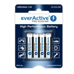 Baterie LR03 everActive AAA blister 4 sztuki