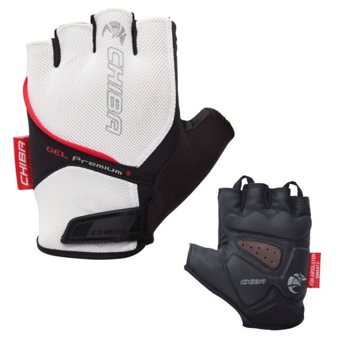 CHIBA rękawiczki Gel Premium XL białe