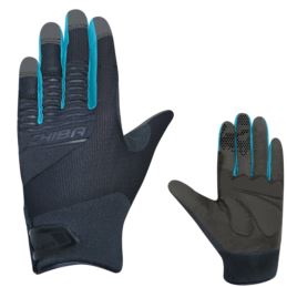 CHIBA rękawiczki BLADE czarno turkusowe XL