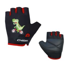 CHIBA rękawiczki COOL KIDS czarne dinozaur XS