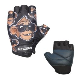 CHIBA rękawiczki COOL KIDS czarne małpa S