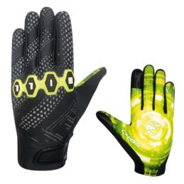 CHIBA rękawiczki DOWNHILL YOUTH XS/S czarno żółte