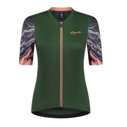 Rogelli koszulka LIQUID LDS zielono koralowa XL