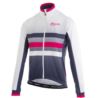 Rogelli bluza DOT- LDS niebiesko biało różowa XS