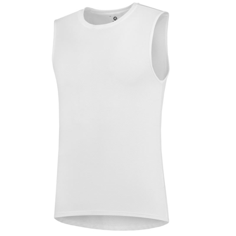 Rogelli koszulka bez rękawów KITE biała L/XL