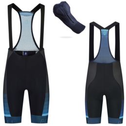 Rogelli spodenki HERO II czarno niebieskie XXL