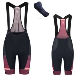 Rogelli spodenki IMPRESS II LDS czarno bordowe XL