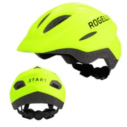 Rogelli kask dziecięcy START żółty M