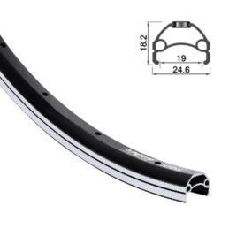 Obręcz VIPER 26'' 559x19 czarna 36 otw.