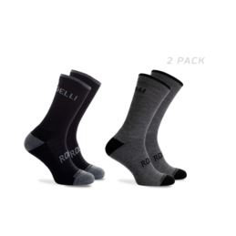 Rogelli skarpetki WOOL szare i czarne L 40-43 2pak