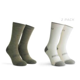 Rogelli skarpetki WOOL ziel. i szar. M 36-39 2pak