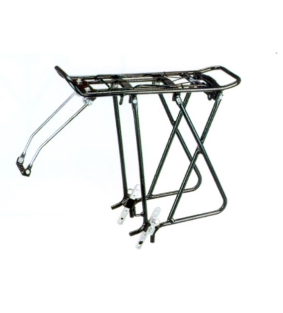 Bagażnik KAIWEI 24-28'' regulowany alu IB srebrny