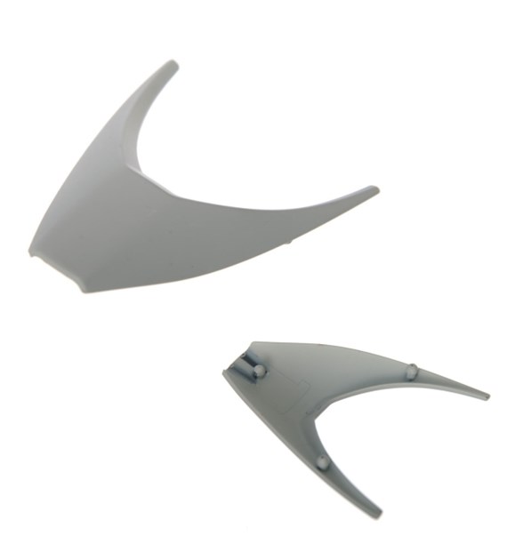 661 Płetwa do kasku RECON XC  biało szary