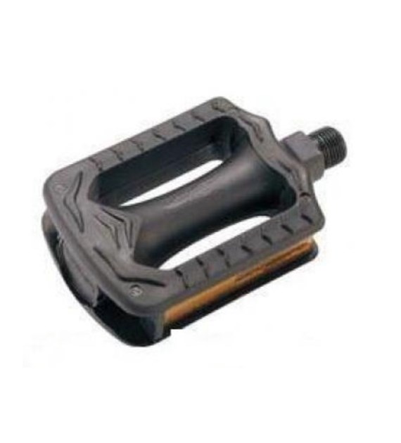 Pedały dziecięce PCV czarne 1/2''