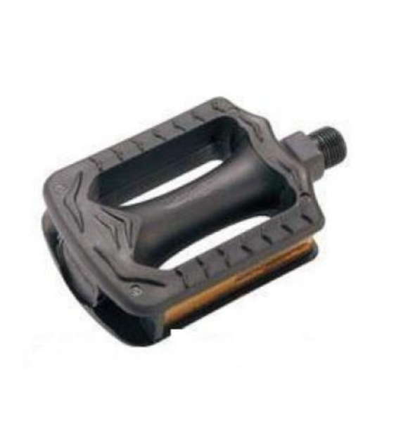 Pedały dziecięce PCV czarne 1/2''