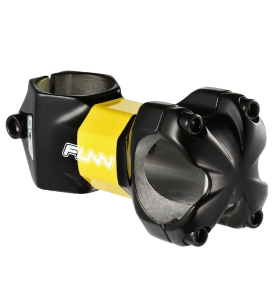 FUNN wspornik kierownicy ARROW 90mm czarno żółty