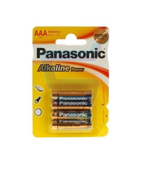 Bateria LR03 PANASONIC AAA blister 4 sztuki