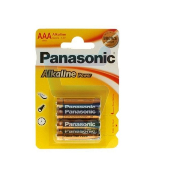 Bateria LR03 PANASONIC AAA blister 4 sztuki