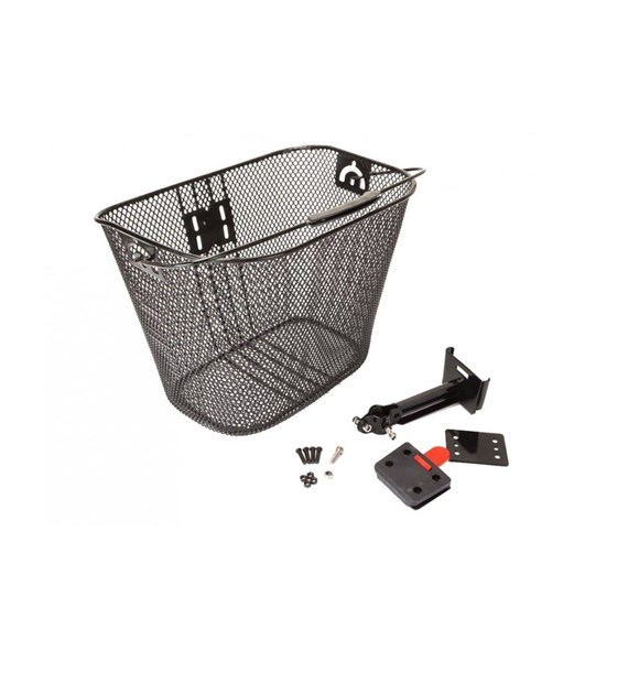 Koszyk rowerowy HT-102 siatka przód click