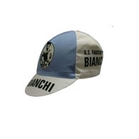 Czapeczka Profi BIANCHI COPPI biało błękitna