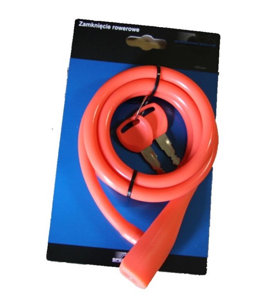 Zapięcie klucz 10x1350mm kolor silikon