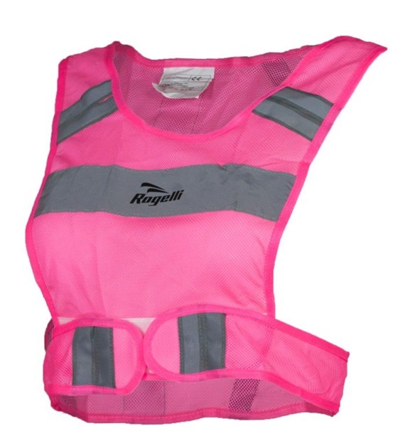 Rogelli kamizelka odblaskowa MANHATTAN L/XL różowa