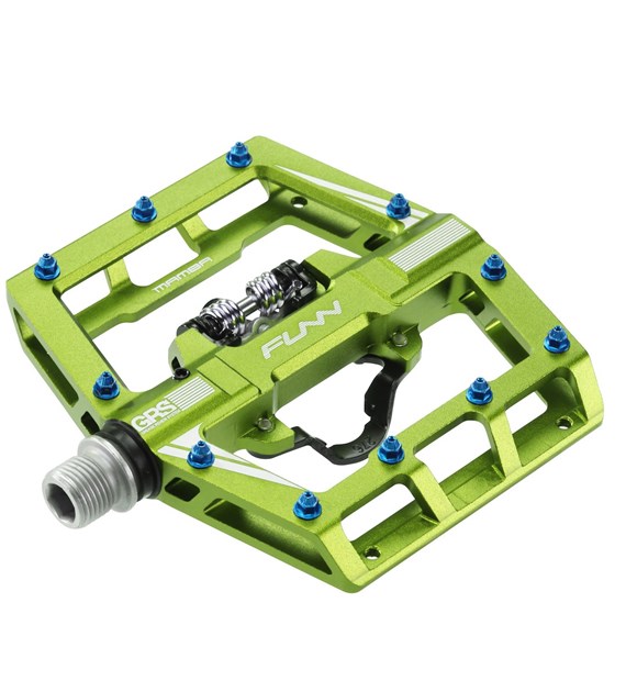 FUNN pedały MAMBA jednostronne zielone