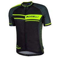 Rogelli koszulka ANDRANO czarno szaro żółta S