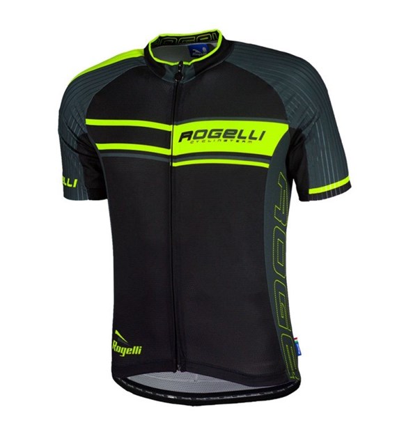 Rogelli koszulka ANDRANO czarno szaro żółta S
