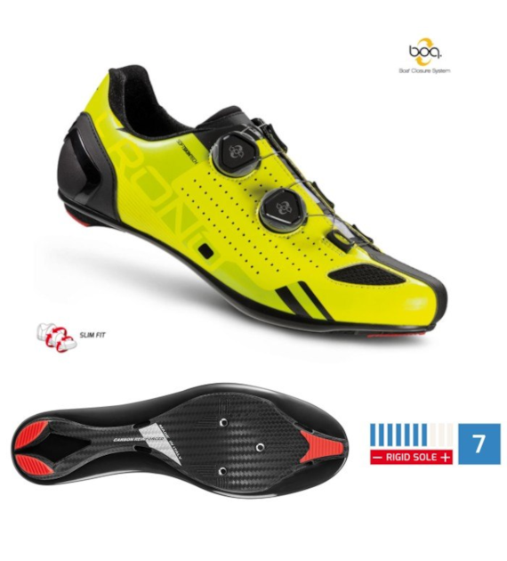 CRONO buty szosowe CR-2 żółte 41 nylon