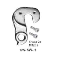 hak przerzutki do ramy GW-5w-1
