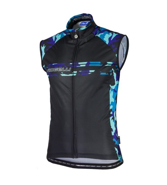 Rogelli bezrękawnik CAMO czarny S