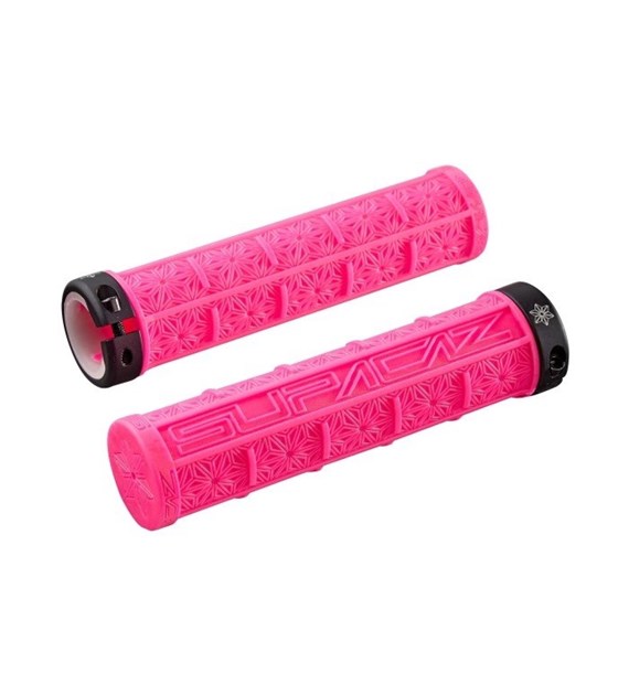 SUPACAZ chwyty LOCK-ON różowe