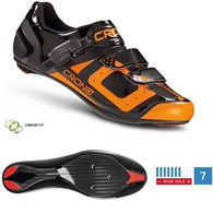 CRONO buty szosowe CR-3 czarno pomar. 43,5 nylon