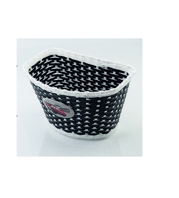 Koszyk rowerowy-plastik przód czarny cars