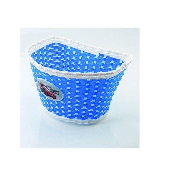 Koszyk rowerowy-plastik przód niebieski cars