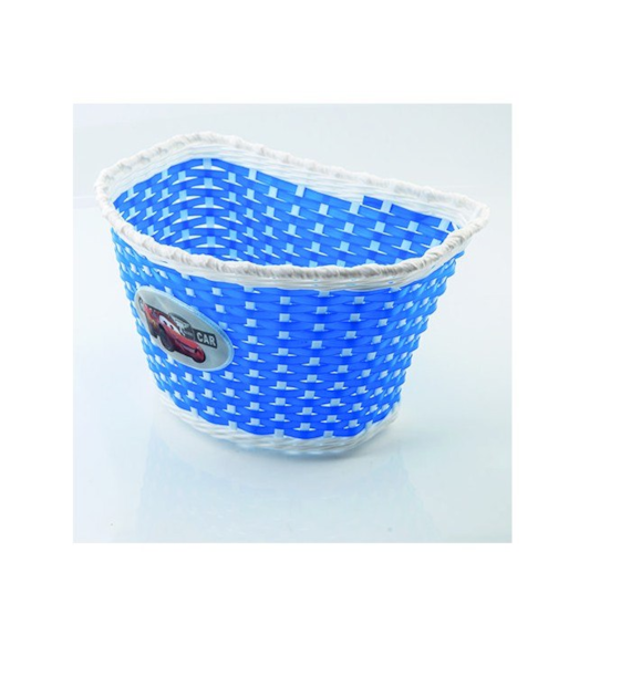 Koszyk rowerowy-plastik przód niebieski cars