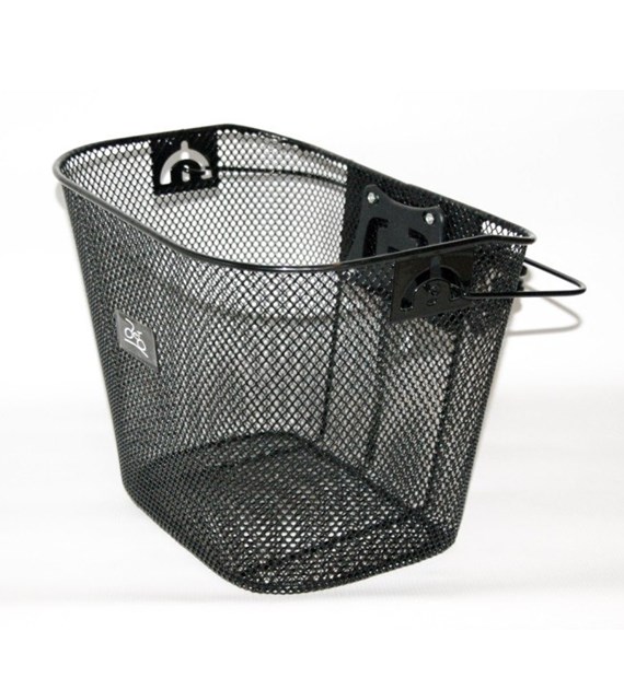 Koszyk rowerowy-siatka przód Click czarny