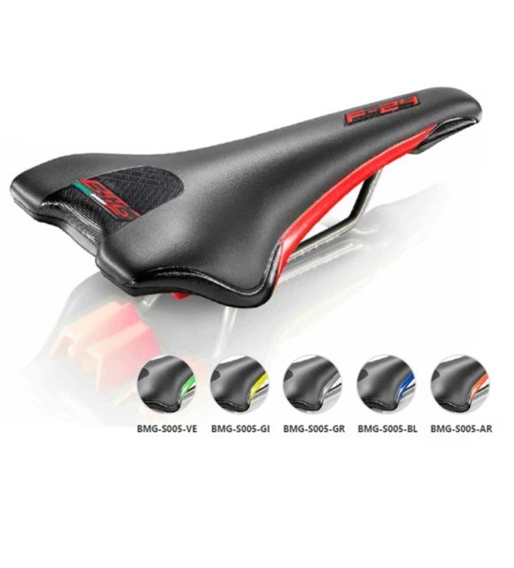 BMG Siodełko F24 czarno szare