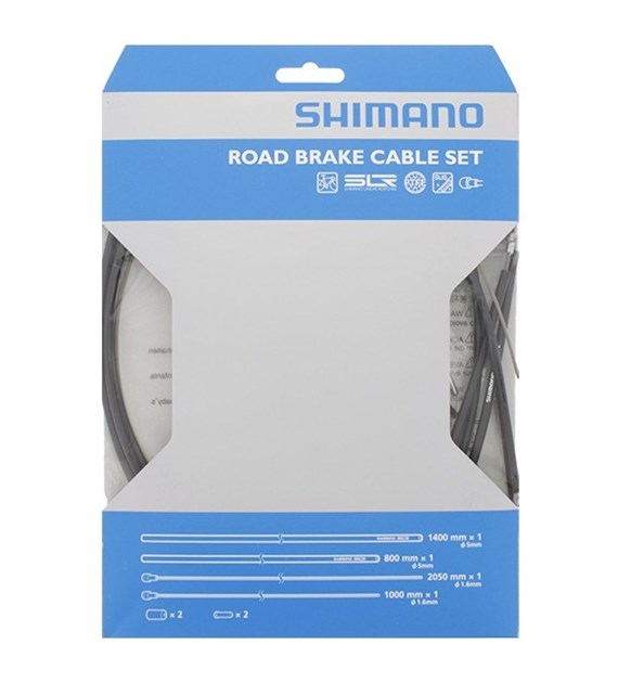 SHIMANO zestaw linek i pancerzy do ham. szosa PTFE