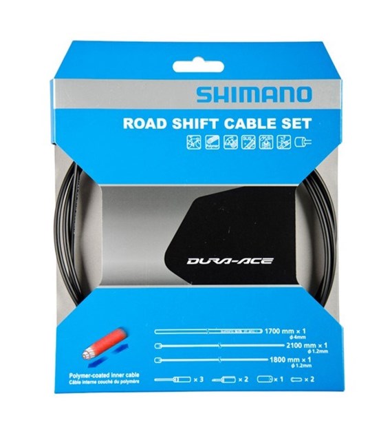 SHIMANO zestaw linek i pancerzy prze. Polimer