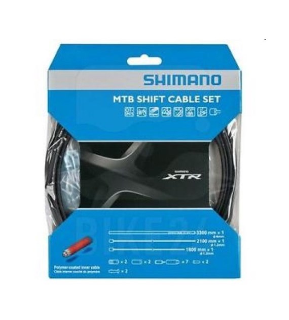 SHIMANO zestaw linek i pancerzy MTB Polimer XTR