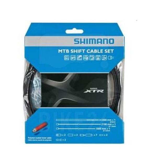 SHIMANO zestaw linek i pancerzy MTB Polimer XTR